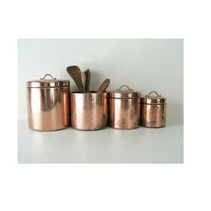 Ensemble de bidons en cuivre Signature avec un savoir-faire unique et une apparence luxueuse donnant une sensation de qualité au rangement quotidien - Product Image 4