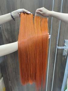 Pelo humano vietnamita a buen precio, pelo virgen de color liso, artículo popular - Product Image 2
