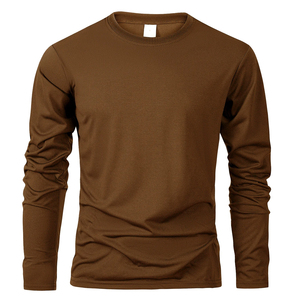 High Quality Custom Polyester <b>T</b>-Shirt Style Printed Casual Polo Long Sleeve Shirt Plus-size Men's <b>T</b>-Shirt - Product Image 3