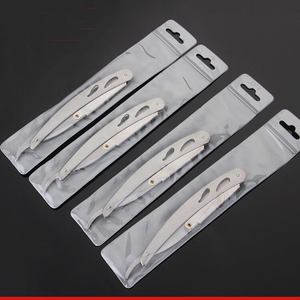 Maquinilla de afeitar recta inoxidable personalizada al por mayor con cuchilla no desechable cuchillo de afeitar de peluquero - Product Image 5