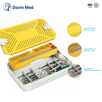Kit d'instruments Davin Med Veterinary ALPS-5 pour la fixation des fractures chez les chiens et les chats, chirurgie orthopédique des traumatismes chez les petits animaux