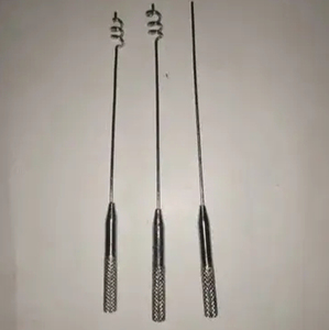 Nouvel ensemble de 3 spirales de tétaillage réutilisables en acier inoxydable pour animaux d'élevage, instruments chirurgicaux vétérinaires pour bovins et animaux de ferme 2025 - Product Image 2