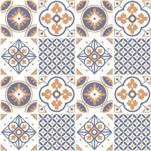 400x400mm Azulejo de cerámica marroquí rústico Azulejo decorativo 40x40cm Baldosas de cerámica - Product Image 6