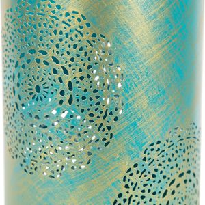 Lanternes modernes de conception découpées au laser en tôle de fer Piliers hauts personnalisés Pots à bougies parfumés et lanternes à bougies de vacances élégantes - Product Image 6