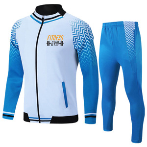 Offre spéciale Vêtements de sport pour hommes Survêtement respirant Fermeture à glissière personnalisée Qualité supérieure Survêtement de sport à bas prix - Product Image 1