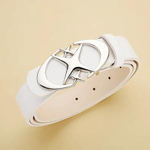 Ceintures en cuir véritable de 11 couleurs différentes pour la mode féminine Ceintures longues pour femmes de haute qualité - Product Image 5