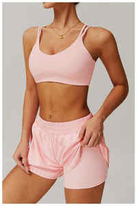 Pocket Nude Instant Dry Yoga Shorts Hip Lift Shorts Running Fitness Yoga Pants - Product Image 6