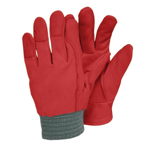 Guantes de conducción de cuero de vaca de primera calidad, suaves y cómodos con protección duradera para ensamblaje de camiones para seguridad en el trabajo industrial - Product Image 2