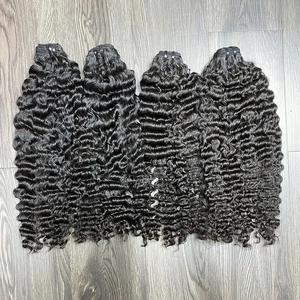 Cheveux humains vierges vietnamiens Cuticule alignée Cheveux bruts bouclés - Product Image 3