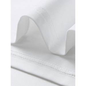 เสื้อยืดลายกราฟิกสุขสันต์วันคริสต์มาสสำหรับผู้ชาย ผ้าฝ้าย 100% ถักแบบคอวี แขนครึ่งตัว ระบายอากาศได้ดี แห้งเร็ว ลายเรียบ สวมใส่สบายๆ - Product Image 4