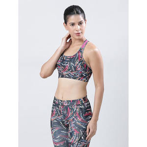 Sujetador deportivo de punto personalizado para mujer, nuevo diseño, para correr, Yoga, Fitness, espalda sin costuras, ropa interior deportiva, sujetador transpirable por sublimación - Product Image 6