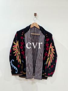 Uzbek Outerwear Hand Embroidered Women's Luxury <b>Coat</b> Handmade Velvet Suzani Eco-Friendly Suzani Velvet Winter Boho for Party We - Product Image 5