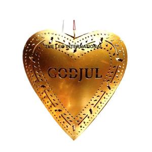 Adorno Navideño Colgante de Metal, Hierro y Acero con Diseño Grabado, Corte Láser, Pulido Plateado, Decoración para Regalos Festivos - Product Image 6