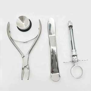 ชุดเครื่องมือฝังรากฟันเทียมแบบใช้มือ 26 ชิ้น ยี่ห้อ Medic Instruments ใช้ซ้ำได้ สำหรับการผ่าตัดช่องปาก ผลิตจากสแตนเลสเคลือบซิลิโคนสีดำ ได้รับมาตรฐาน CE - Product Image 3