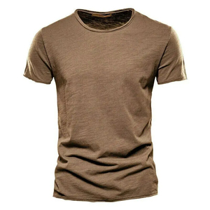 เสื้อยืดโอเวอร์ไซส์ผ้าฝ้ายแท้ 100% หนานุ่ม พิมพ์ลายโลโก้ตามสั่งสำหรับผู้ชาย เสื้อสตรีทแวร์ทรงหลวมไหล่ตก ขายส่ง - Product Image 3