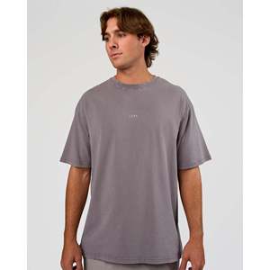 T-shirt en coton épais surdimensionné - Lavage Duskstone - Impression numérique et sérigraphie - Product Image 1