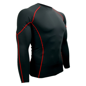 Top Trending Mens Totalmente sublimado Rashguards Compresión Wear Mma Bjj Grappling Rash Guards para la venta - Product Image 4