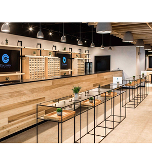 Comptoir de vente élégant pour boutique de tabac, <span class=keywords><strong>meuble</strong></span> de présentation pour boutique de tabac, <span class=keywords><strong>éclairage</strong></span> <span class=keywords><strong>LED</strong></span> mural, mobilier pour boutique de tabac - Product Image 1