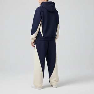 Best Selling Printed Solid 100% Cotton Jogger Tracksuit Set Regular Fit <b>Men's</b> <b>Hoodies</b> <b>Black</b> Color Drawstring <b>Hoodies</b> Sweat Pants - Product Image 5