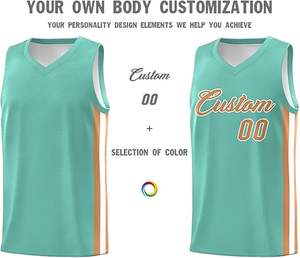 เสื้อบาสเก็ตบอลสำหรับผู้ชายเสื้อบาสเก็ตบอลเสื้อทีมดีไซน์ตามสั่งแบบระเหิดเทรนด์2025 - Product Image 3