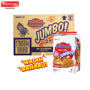 [Malaysia] pengiriman cepat + Mi Sedaap gores Asli mie instan Jumbo (4x139g/Ctn)
