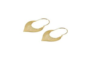 Pendientes llamativos Pendientes hechos a mano chapados en oro para mujeres y niñas Lo mejor para regalo de Navidad a la venta - Product Image 3