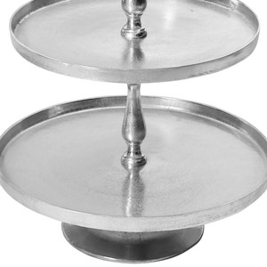 Soporte de pastel y postre de forma redonda hecho a mano de calidad superior Soporte de pastel de aluminio de gran tamaño más vendido - Product Image 2