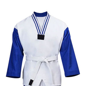 Lightweight Cotton Stretch Taekwondo Uniform Sets for Adults Custom Logo OEM Martial Arts Wear - Product Image 3