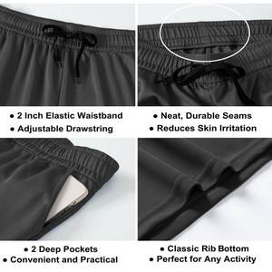 Short cargo d'été décontracté 100% coton brodé Hip Hop Jogger Sweathshorts classique taille moyenne pour homme - Product Image 4