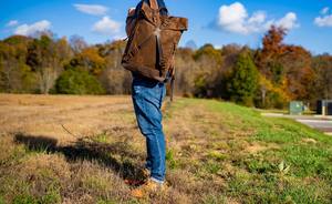 Mochila de Lona y Cuero de Lujo, Estilo Vintage, para Viajes, Senderismo, Escuela, Portátil, Directo de Fábrica, Transpirable, Ecológica, Gran Capacidad - Product Image 6