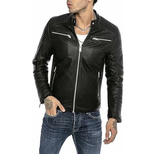 Fabricants professionnels de vestes en cuir pour hommes, vestes en cuir respirantes et confortables pour hommes, veste pour hommes - Product Image 3