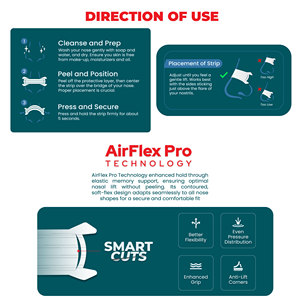 แผ่นแปะจมูกสำหรับผู้ใหญ่แผ่นช่วยหายใจแบบไม่ใช้ยา - Product Image 4