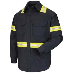 Alphatek Chaqueta DE SEGURIDAD Softshell de alta visibilidad Impermeable y resistente al aire Venta al por mayor Ropa DE SEGURIDAD reflectante de dos tonos - Product Image 6