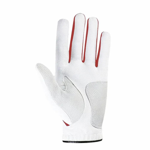 Guantes de golf de cuero de piel de oveja con logotipo personalizado de alta calidad, lavables, suaves, transpirables, varios colores, deportes, cuero genuino PU - Product Image 4