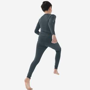 Leggings de compression athlétiques personnalisables Ensemble de couche de base pour adolescents-Évacuation de l'humidité Séchage rapide Respirant - Product Image 3