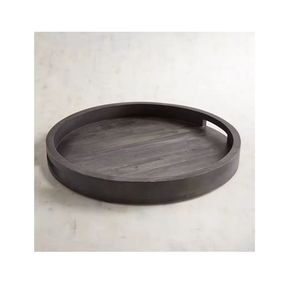 Plateau sectionnel de fête organisateur de bonbons personnalisé Plateau en bois pour snack Plateau pour fruits secs Plateau en bambou à 4 compartiments - Product Image 6