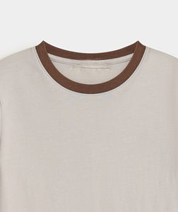 เสื้อยืดครอปสำหรับผู้หญิงเสื้อครอปเนื้อซี่โครงสีขาวล้วนสำหรับฤดูร้อนออกแบบโลโก้แขนสั้นได้ตามต้องการฉลากส่วนตัว - Product Image 5