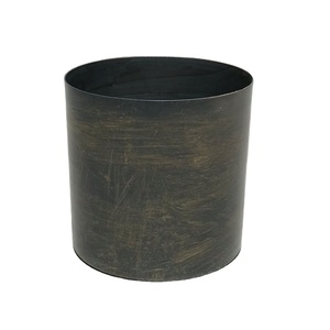 Metal Round Rustic Candle Jar Iron High Quality FarmHouse Table Top Candle Making Small Candle Vessel - Product Image 1