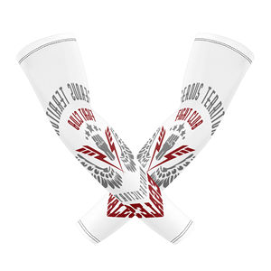 Manchons de cyclisme personnalisés anti-UV respirants à séchage rapide en nylon et élasthanne écologiques pour le sport - Product Image 4