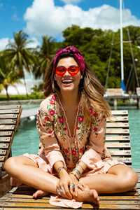 Robe brodée Sexy et décontractée pour femmes, Style bohème, robe de vacances, col rond, manches longues, été - Product Image 2