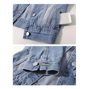 Top Tendance Haute Qualité Femmes Crop top Denim Veste Meilleur Style Taille Régulière Meilleure Qualité Veste Denim Pour Les Femmes - Product Image 5