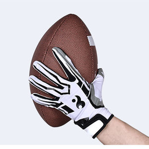 Dernière conception Gants de sport collants solides pour les gants de récepteur de football américain - Product Image 1