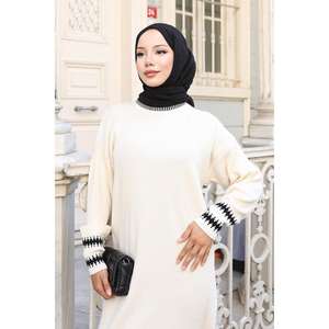 เดรสไหมพรมลายเพชร สีดำ ทรงแม็กซี่ ผ้าสแปนเด็กซ์เนื้อนุ่ม สไตล์ลำลอง เหมาะสำหรับฤดูใบไม้ผลิและฤดูร้อน พร้อมเข็มขัดธรรมชาติ รหัสสินค้า 6149 - Product Image 6