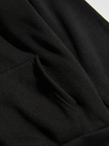Sudaderas con capucha de lana de algodón de talla grande de alta calidad con logotipo personalizado XS Imprimir Streetwear Ropa sólida Bases personalizables, mezcla de algodón - Product Image 2