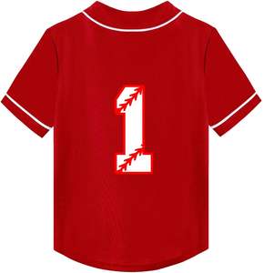 Youth Softball Jersey Custom Baseball Full Button Up <b>Shirt</b> Sublimated Tackle Twill Name Number Embroidered Team Uniforms - Product Image 3