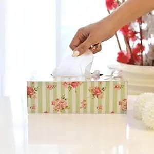 กล่องกระดาษทิชชูพิมพ์ลายไม้สวยงามตกแต่งโต๊ะสำหรับบ้านและคาเฟ่ทำด้วยมือ - Product Image 3