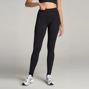 Leggings pour femmes, leggings décontractés à taille haute, avec dentelle, patchwork, couleur unie, poches, vêtements d'extérieur pour le printemps, yoga, fitness - Product Image 2