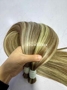 Wholesale <b>Straight</b> Piano Color Bulk <b>Hair</b> Extensions 100% Remy Virgin Human Weft Extension, Raw <b>Hair</b> from viet nam, bulk <b>hair</b> - Product Image 3