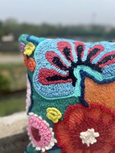 Decorative Sustainable Mediterranean Cotton <b>Cushion</b> Covers Made Of Colorful Thread That Makes You Feel Blissful - Product Image 3