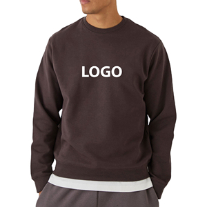 Sudaderas de Cuello Redondo de Felpa Casual Unisex de Alta Calidad, Manga Larga, Sudaderas con Capucha y Sudaderas Personalizadas Extra Grandes de Algodón para Hombre - Product Image 1